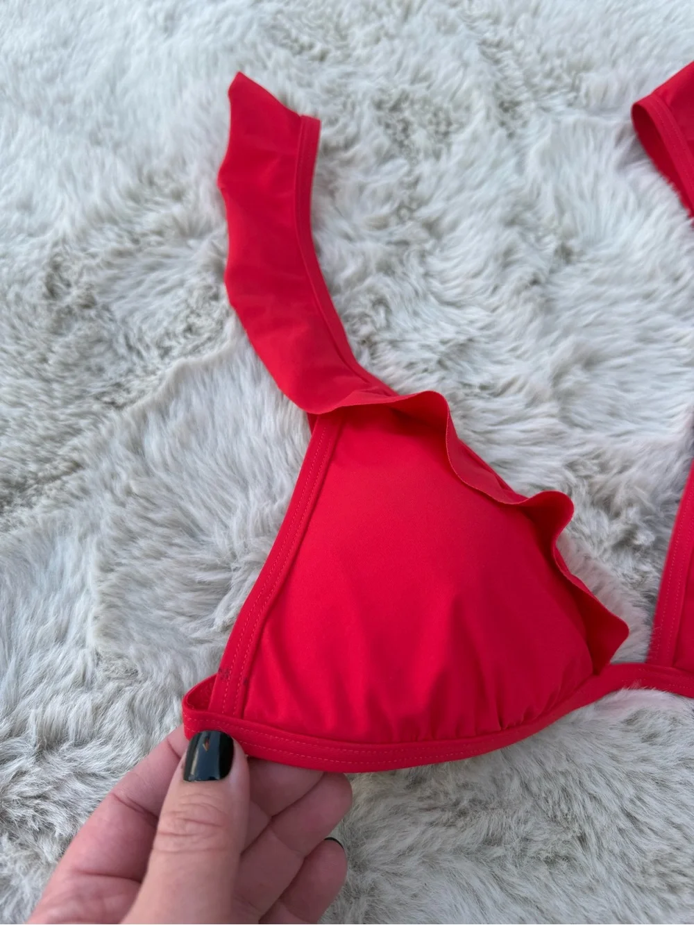 Tory Burch Red Bikini Top Size XS